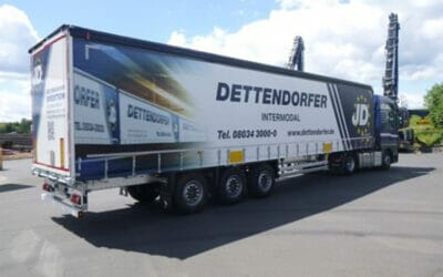 Semi-trailer in Intermodal design