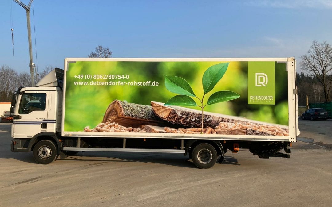 New design for the Dettendorfer-Rohstoff truck