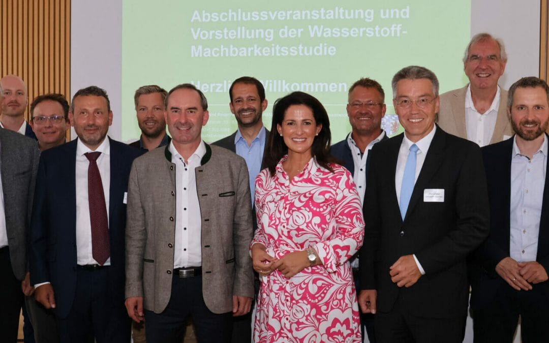 Abschlussveranstaltung zur Wasserstoff-Machbarkeitsstudie Inntal-Rosenheim-Traunstein am 10. Juli 2023